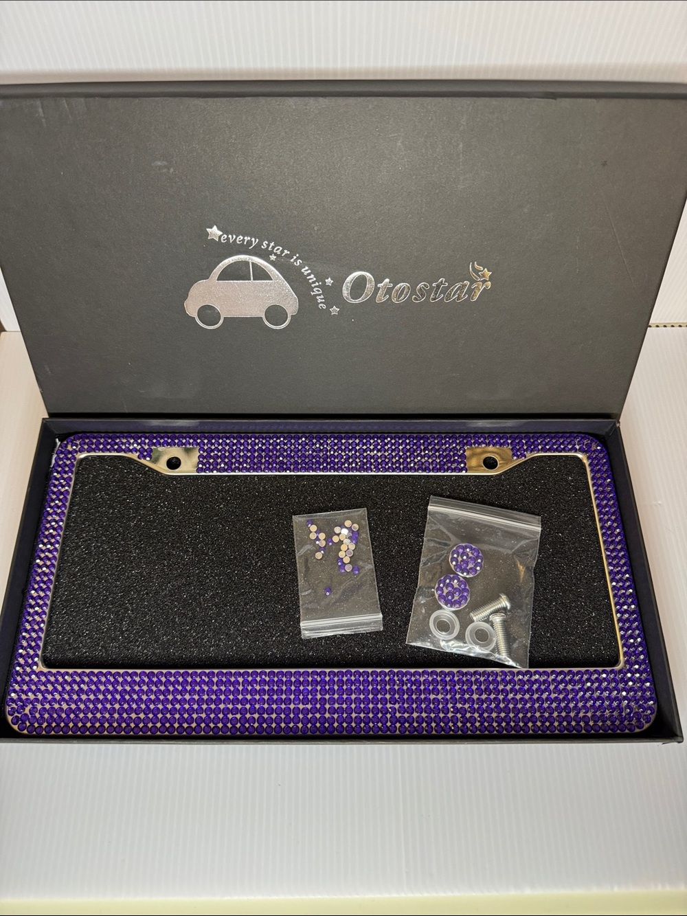 Purple Crystal Tablet Skin Frame